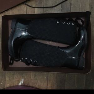 Coach rain boots